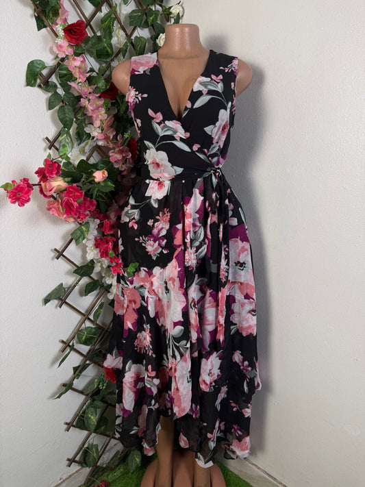 Robe longue en voile fin sans manche - Perluna Store - kinshasa