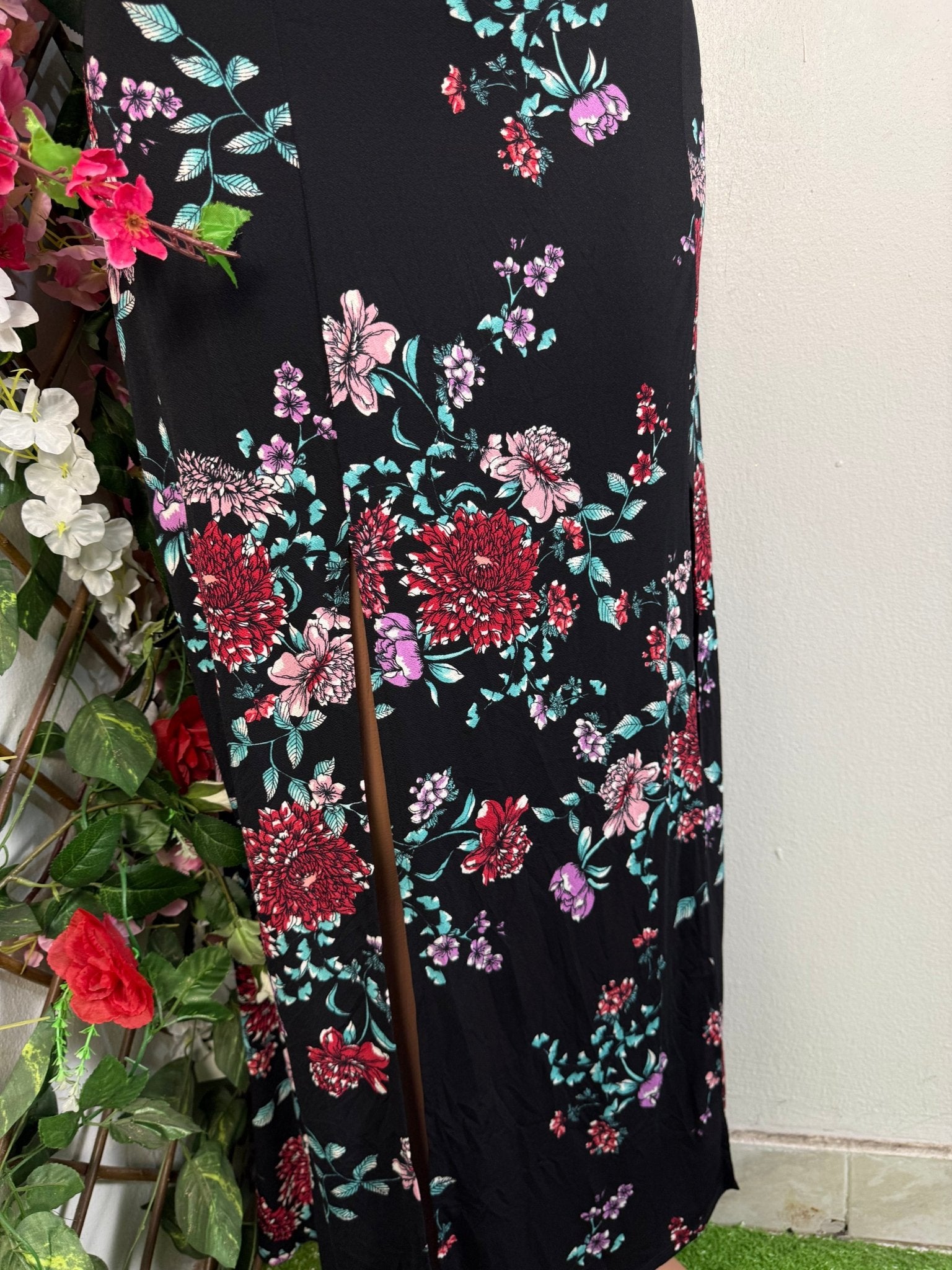 Robe longue évasée sans manche - Perluna Store - kinshasa