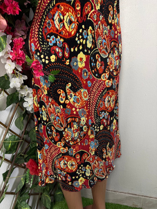 Robe longue fleurie sans manche - Perluna Store - kinshasa