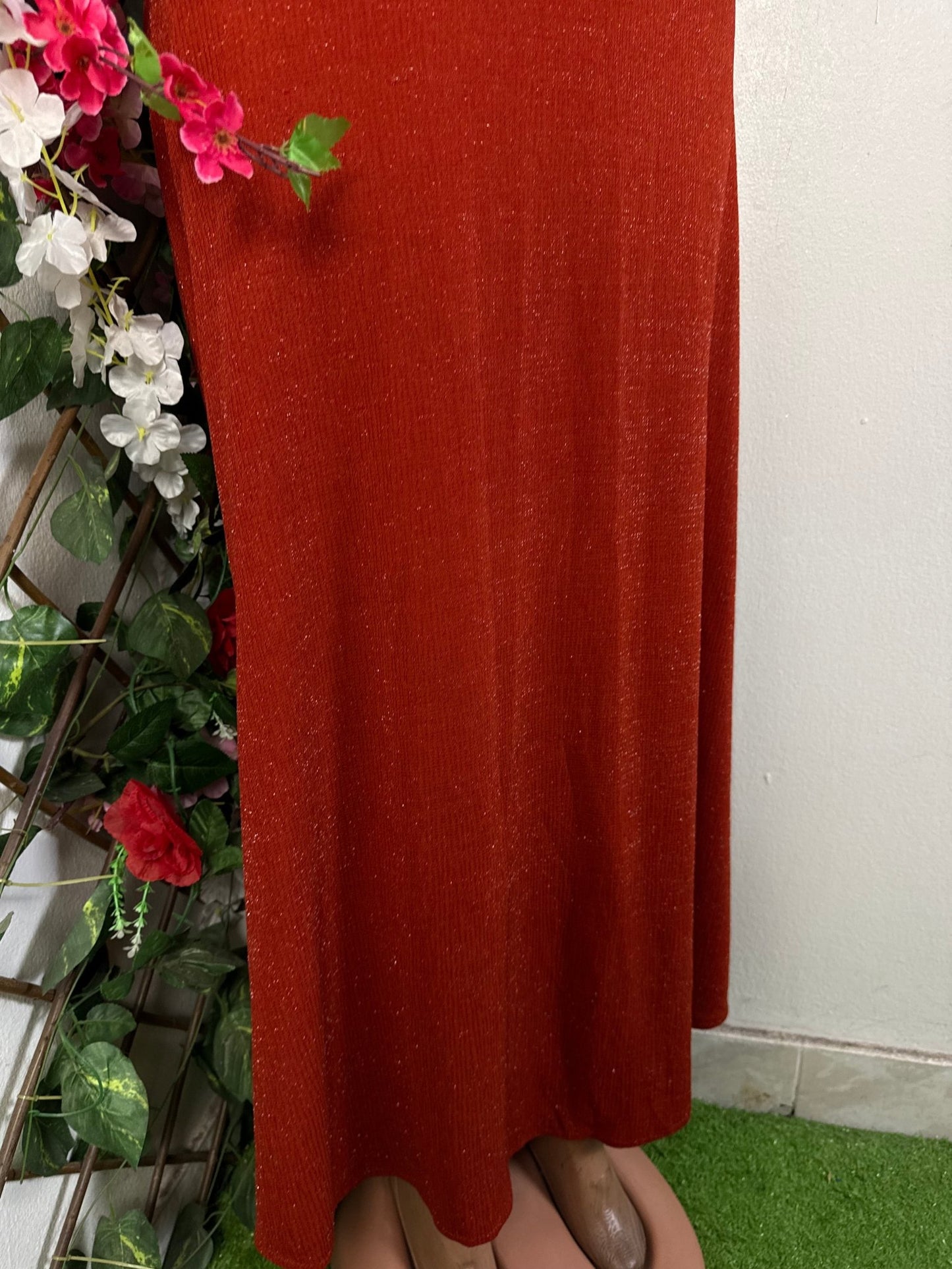 Robe longue manche courte - Perluna Store - kinshasa