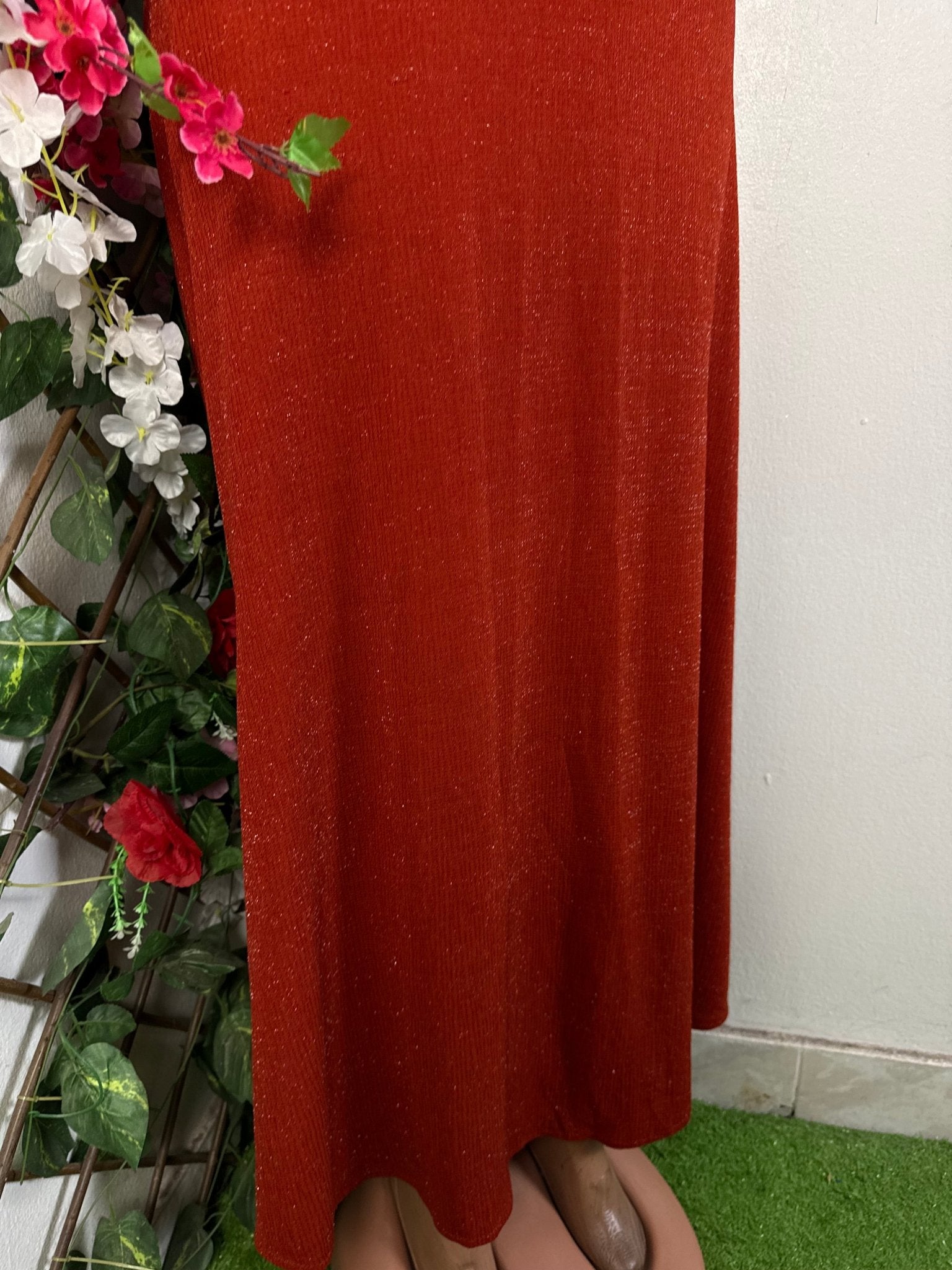 Robe longue manche courte - Perluna Store - kinshasa