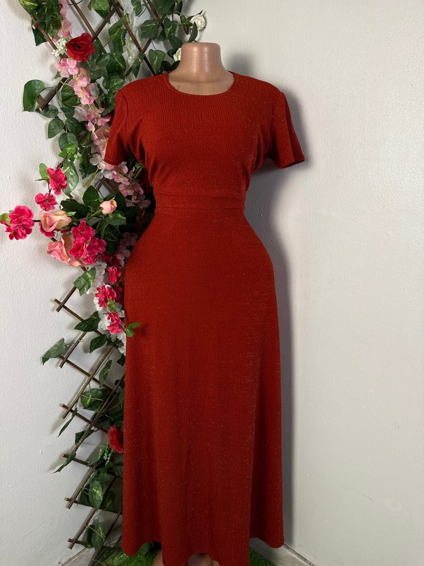 Robe longue manche courte - Perluna Store - kinshasa