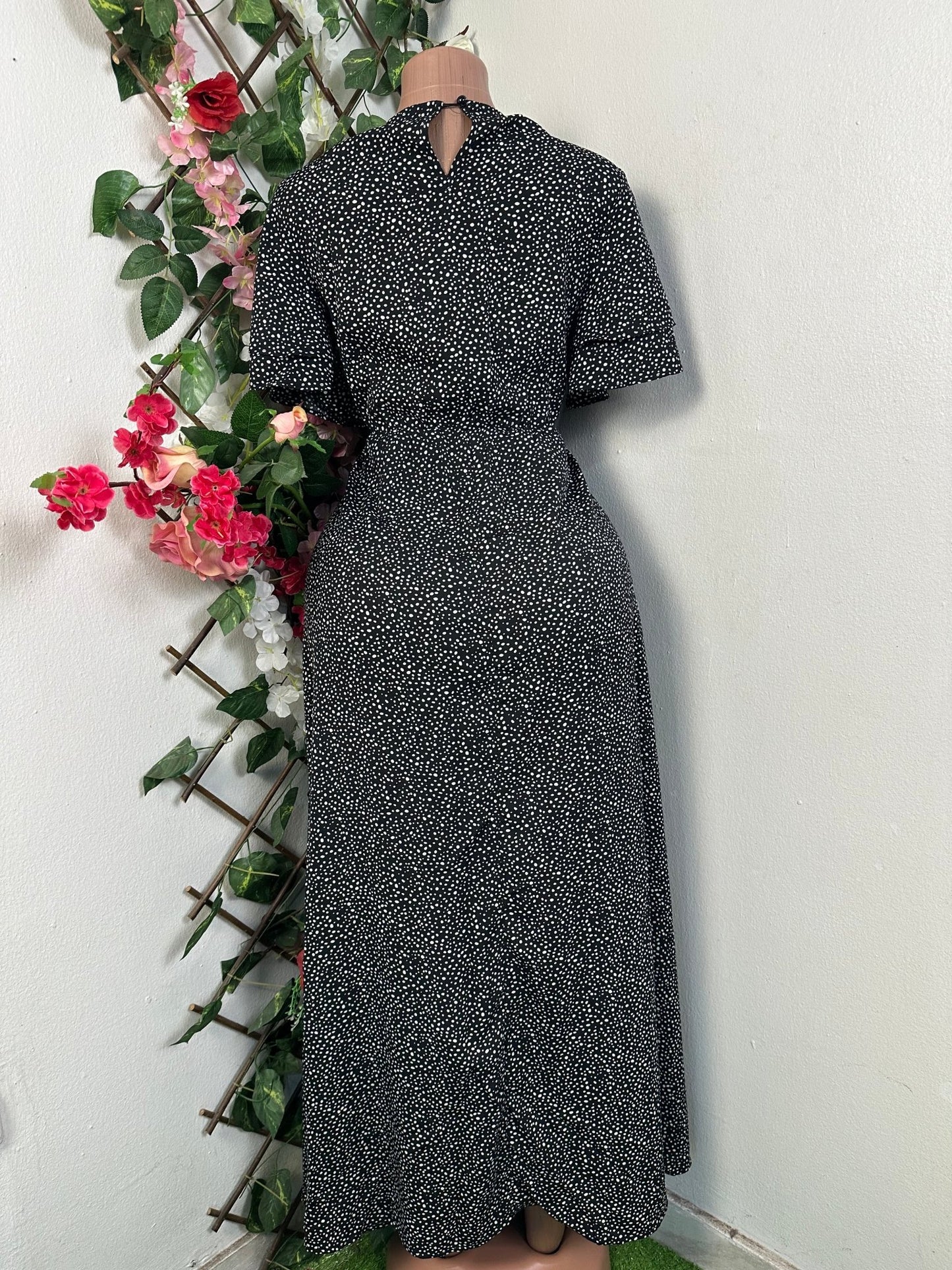 Robe longue manches courtes - S - Perluna Store - kinshasa