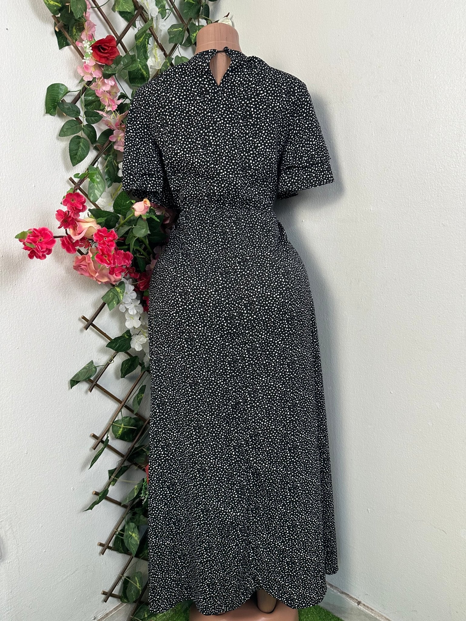 Robe longue manches courtes - S - Perluna Store - kinshasa