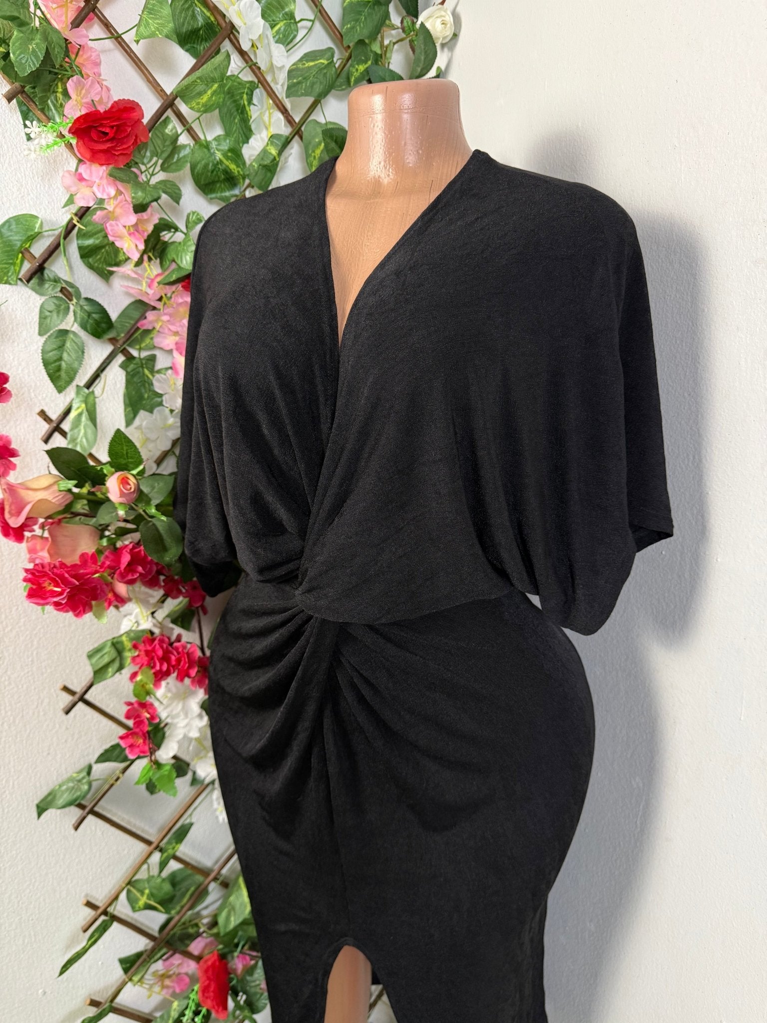 Robe manche chauve souris  - Perluna Store - kinshasa