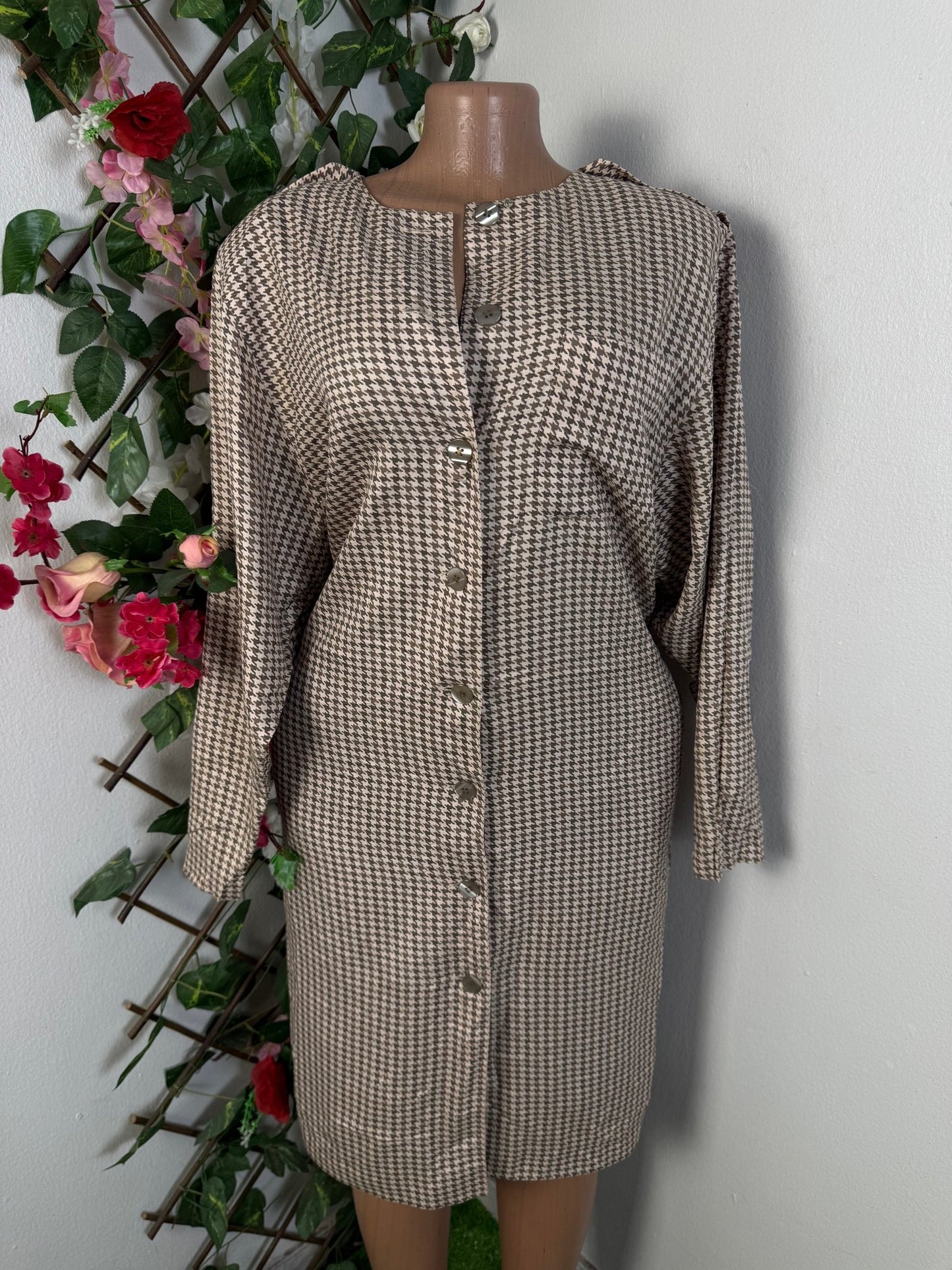 Robe manche longue à bouton  - Perluna Store - kinshasa