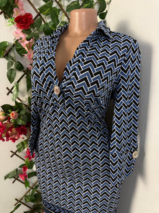 Robe mi longue à colle chemise - Perluna Store - kinshasa