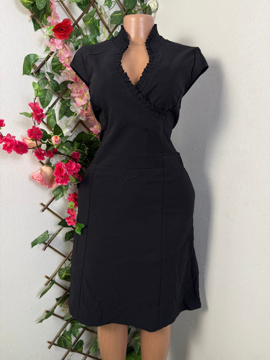 Robe mi longue a colle montant sans manche - Perluna Store - kinshasa