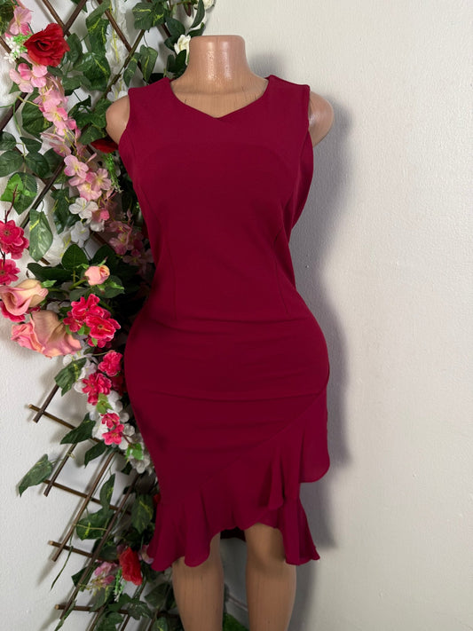 Robe mi longue à ourlet sans manche  - Perluna Store - kinshasa