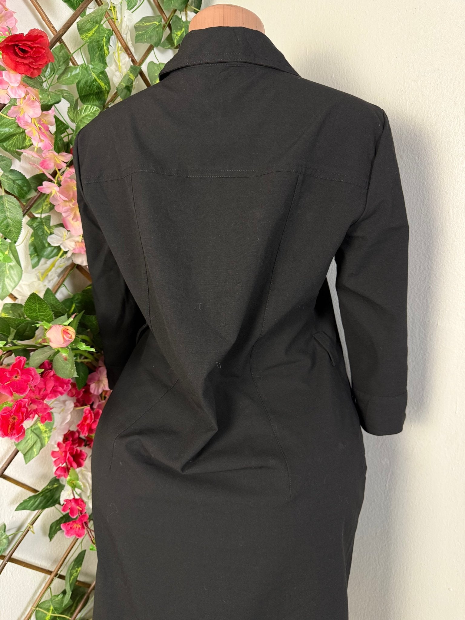 Robe mi longue à poche long manche - Perluna Store - kinshasa