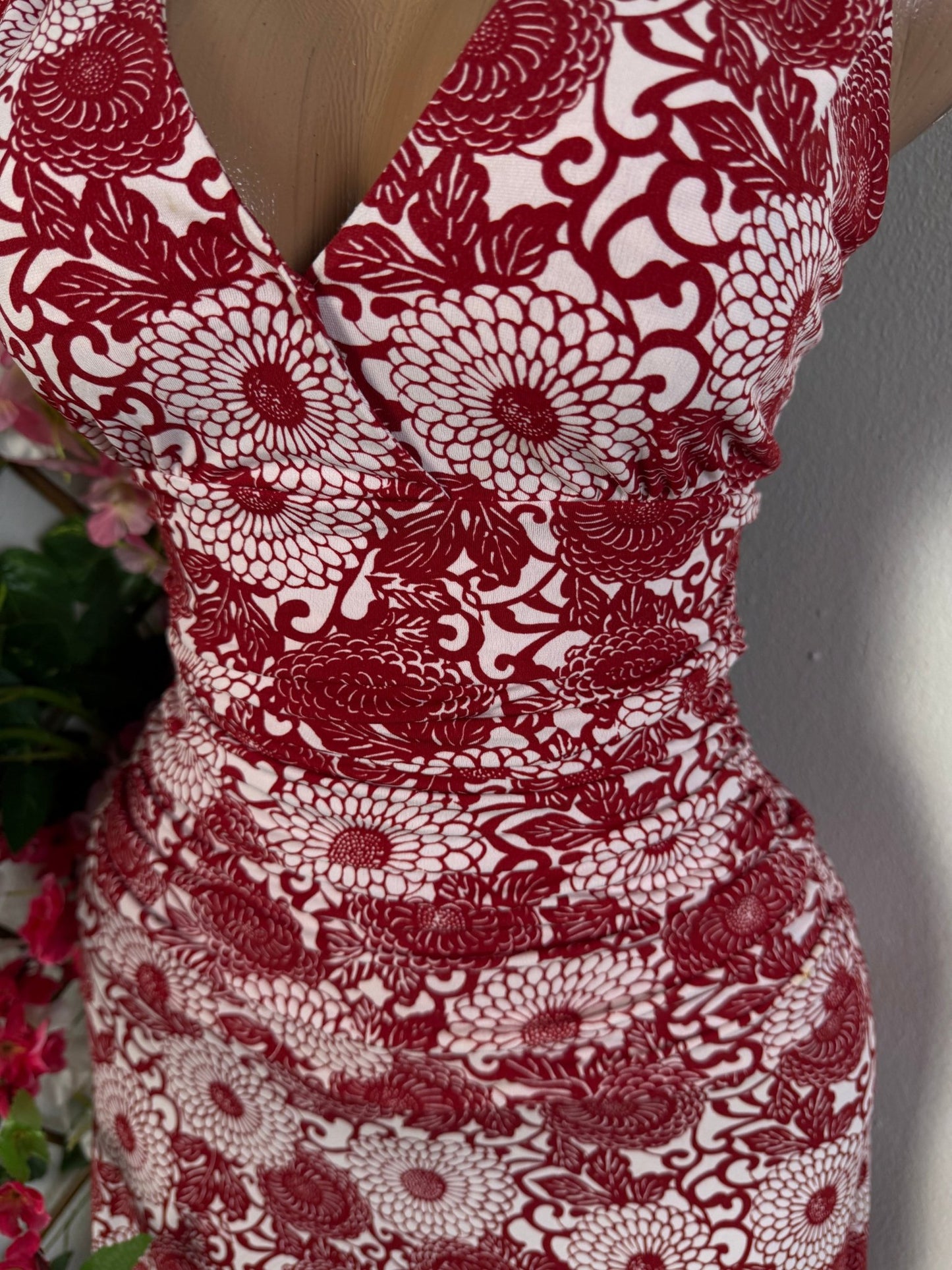 Robe mi longue décolleté croisé - Perluna Store - kinshasa