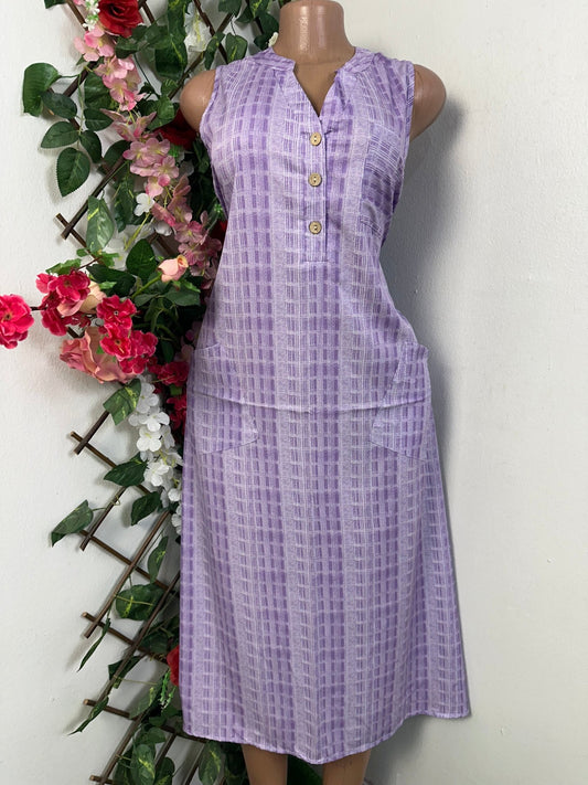 Robe mi longue décolleté en V - Perluna Store - kinshasa