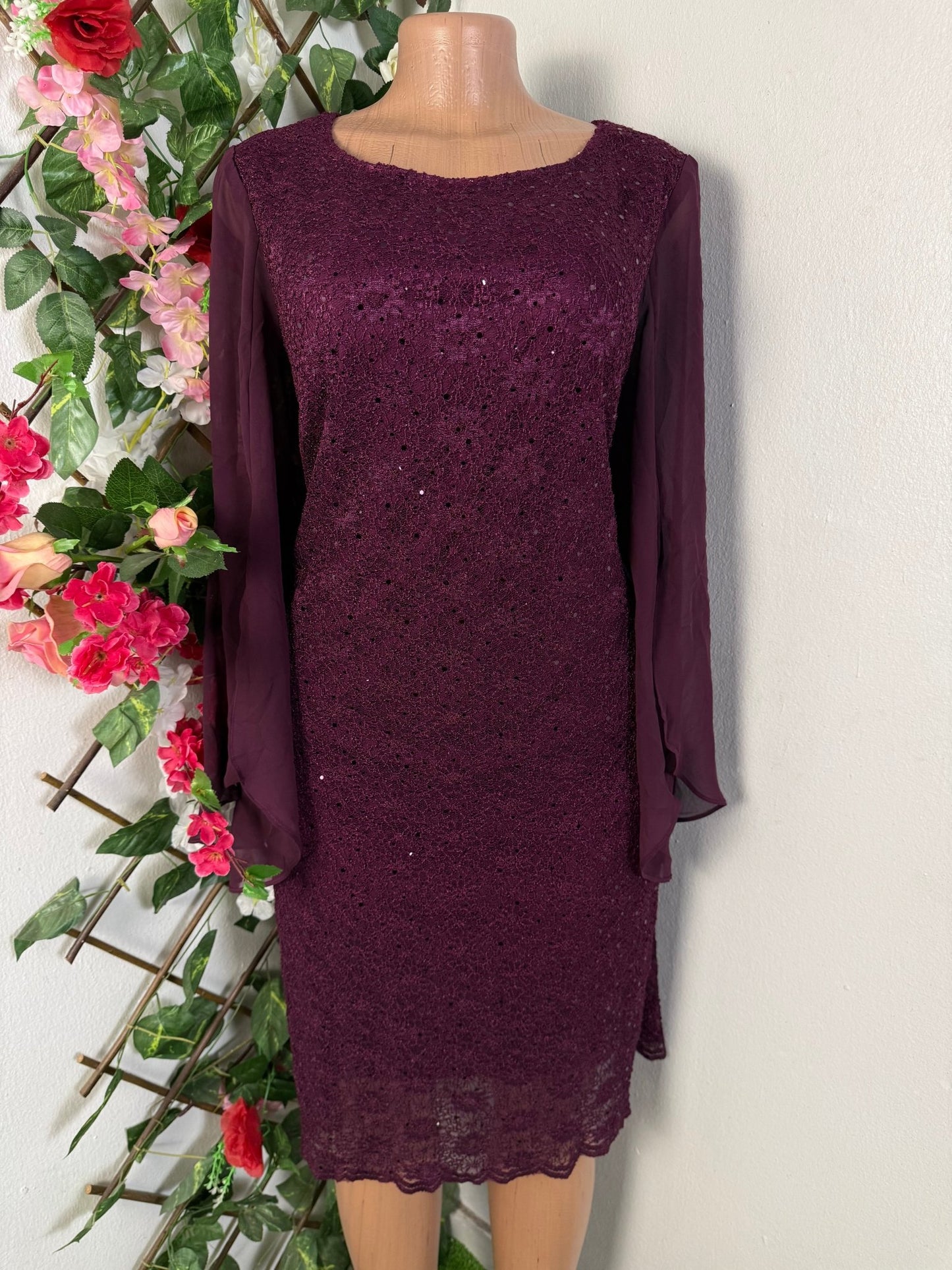 Robe mi longue en pailletée - Perluna Store - kinshasa