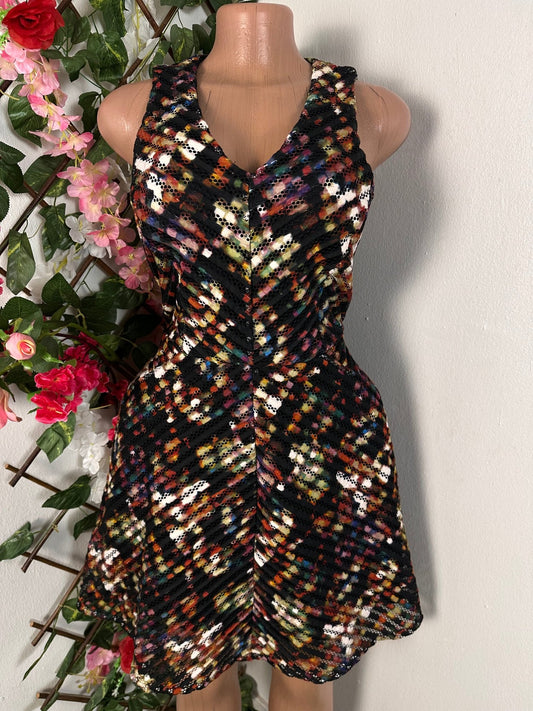Robe mi longue évasée sans manche - Perluna Store - kinshasa
