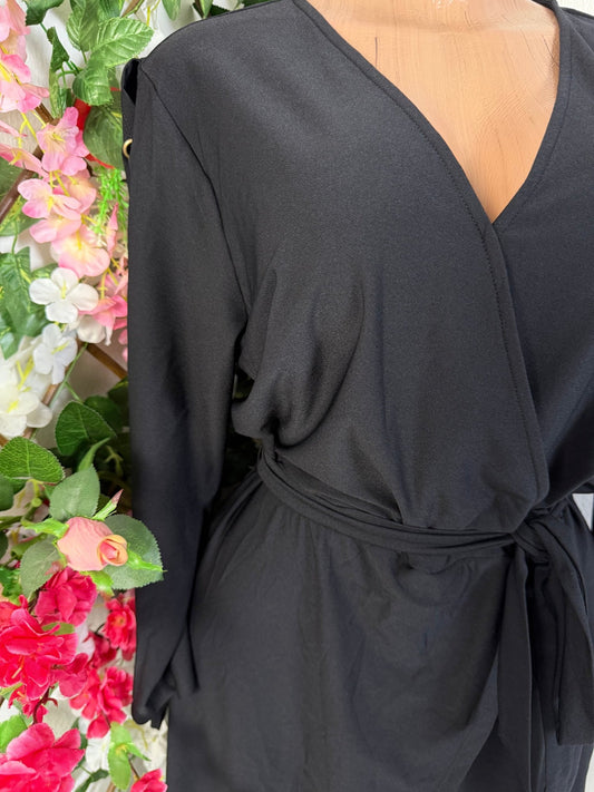 Robe mi longue pente asymétrique  - Perluna Store - kinshasa