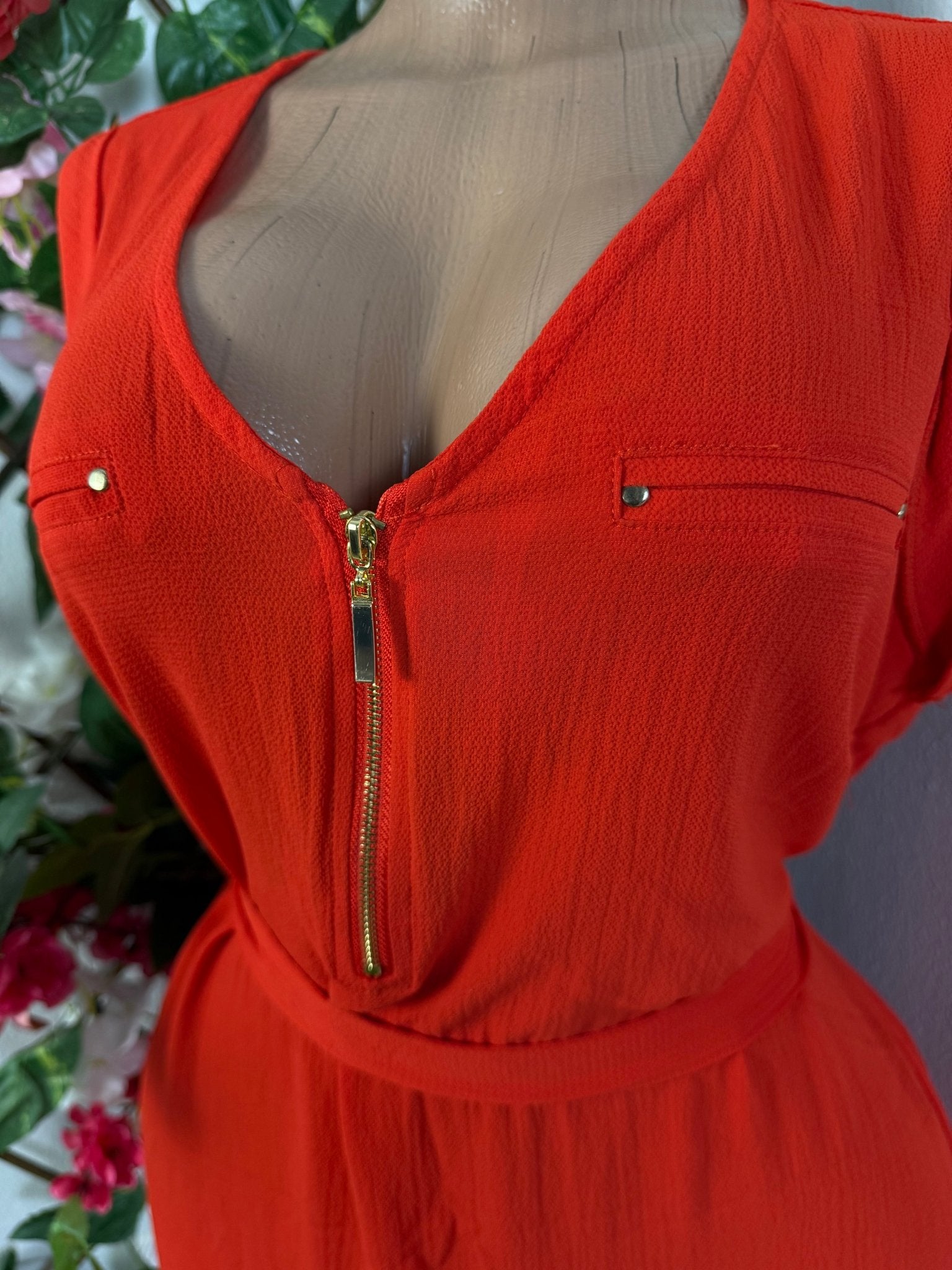 Robe mi longue sans manches - Perluna Store - kinshasa
