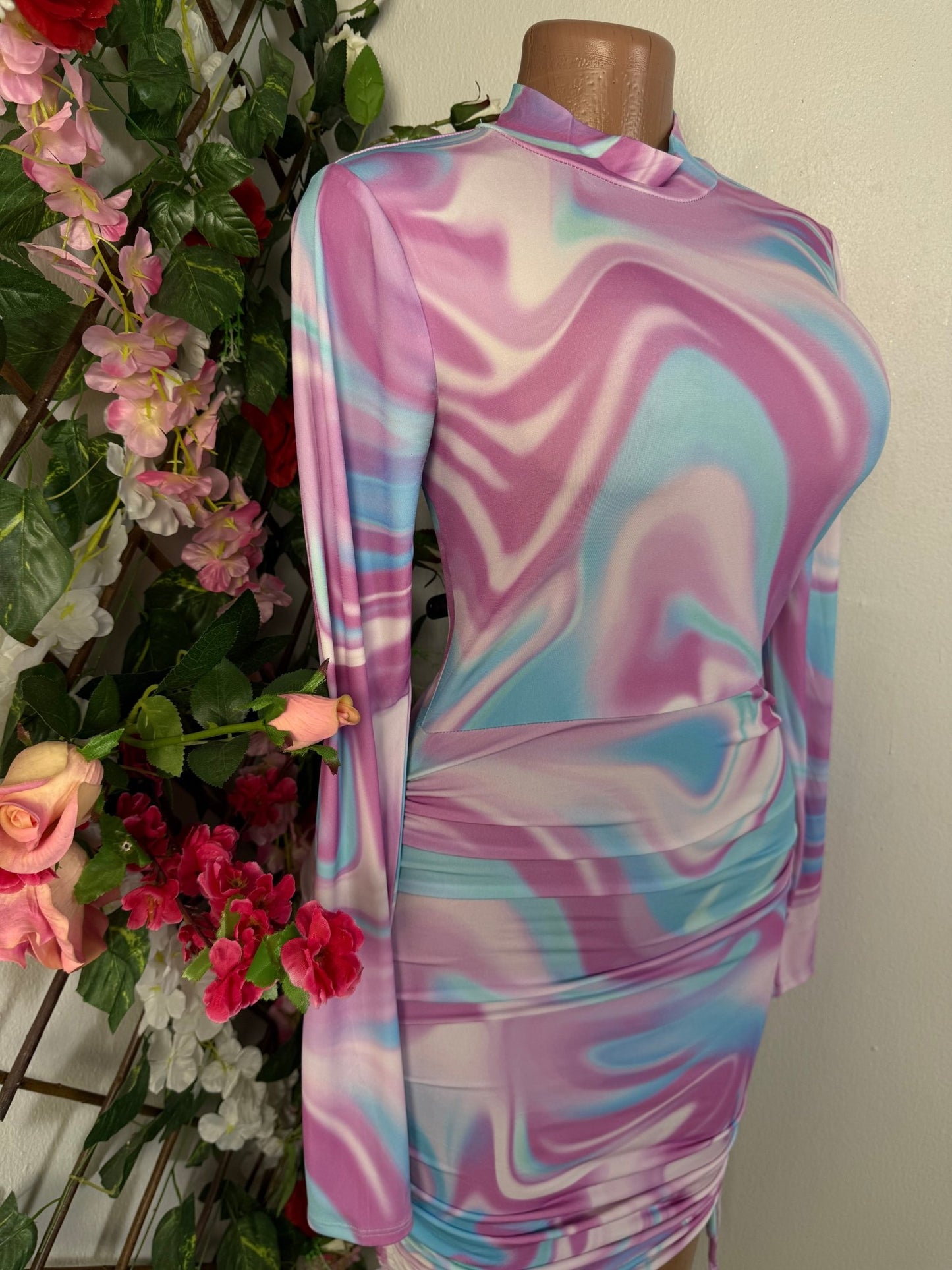 Robe moulante a longueur réglable colle haut - Perluna Store - kinshasa