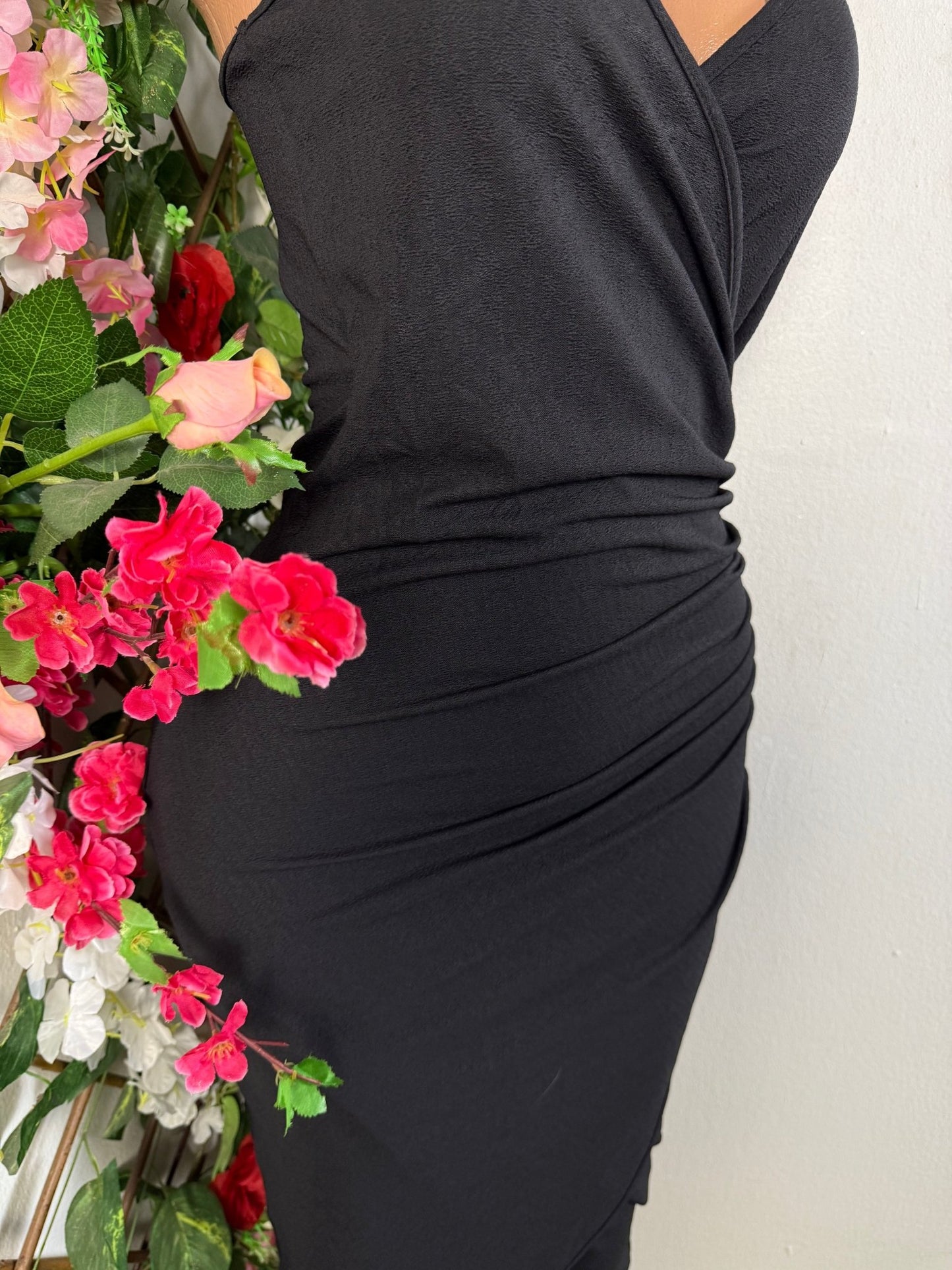 Robe moulante à manche longue  - Perluna Store - kinshasa