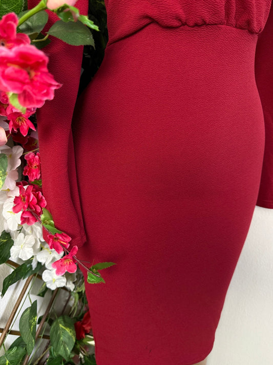 Robe moulante manche longue - Perluna Store - kinshasa