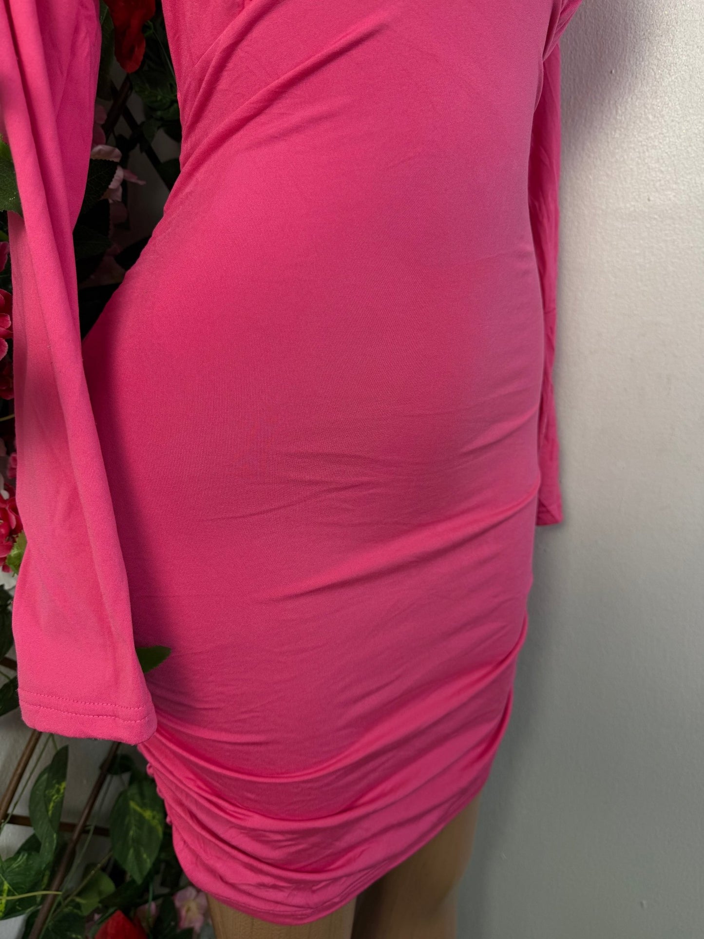 Robe moulante manche longue - Perluna Store - kinshasa