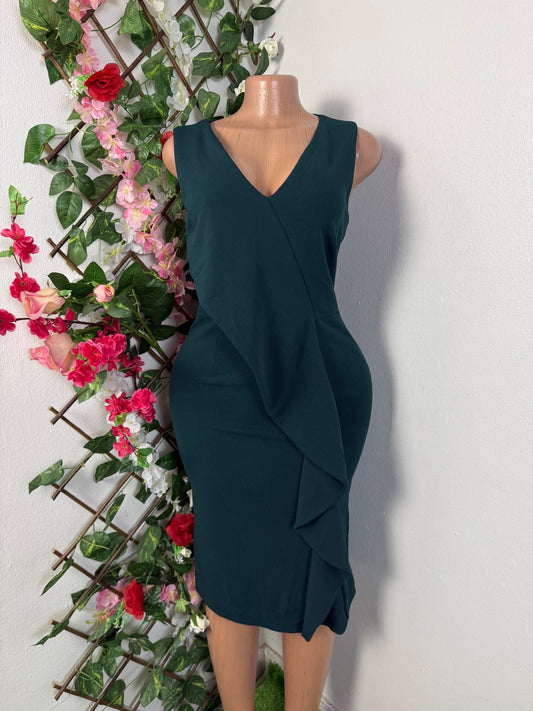Robe moulante mi longue sans manche - Perluna Store - kinshasa