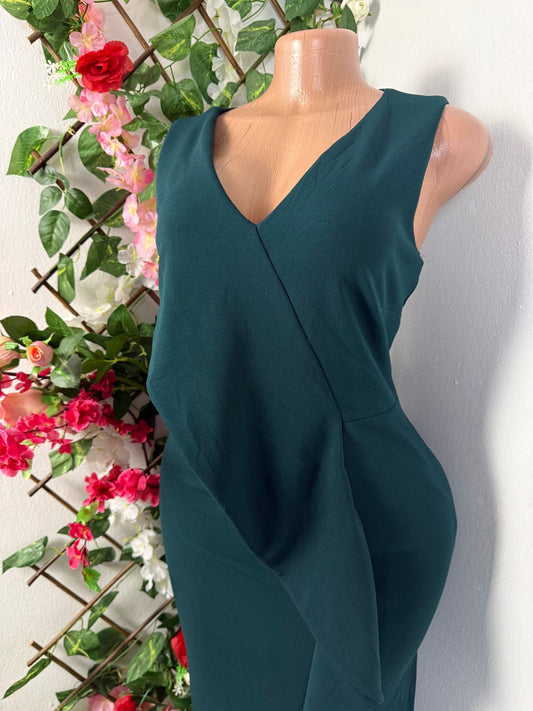 Robe moulante mi longue sans manche - Perluna Store - kinshasa