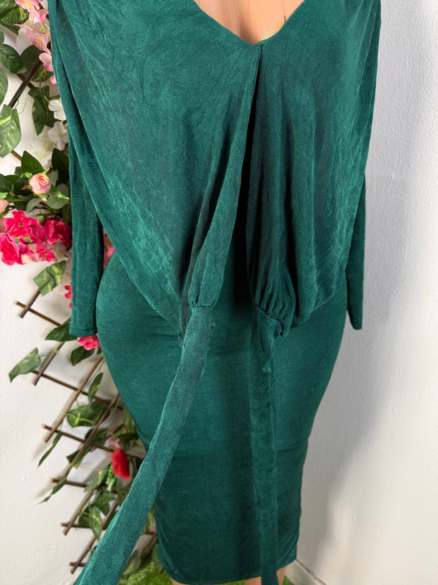 Robe moulante mil longue à noeud  - Perluna Store - kinshasa