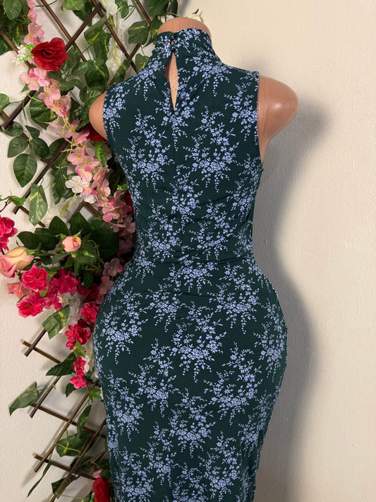 Robe moulante sans manche colle haut - Perluna Store - kinshasa