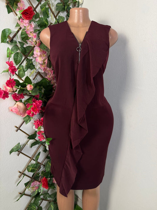 Robe moulante sans manche fermeture eclaire - Perluna Store - kinshasa