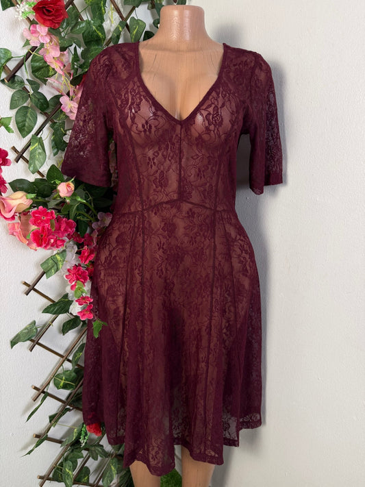 Robe nuisette en voile manche courte  - Perluna Store - kinshasa