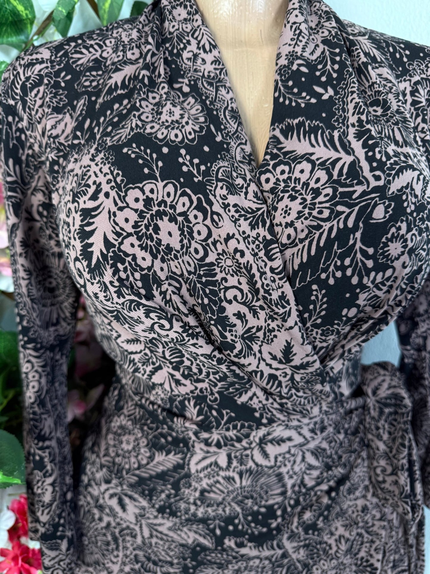 Robe portefeuille longue manche - Perluna Store - kinshasa