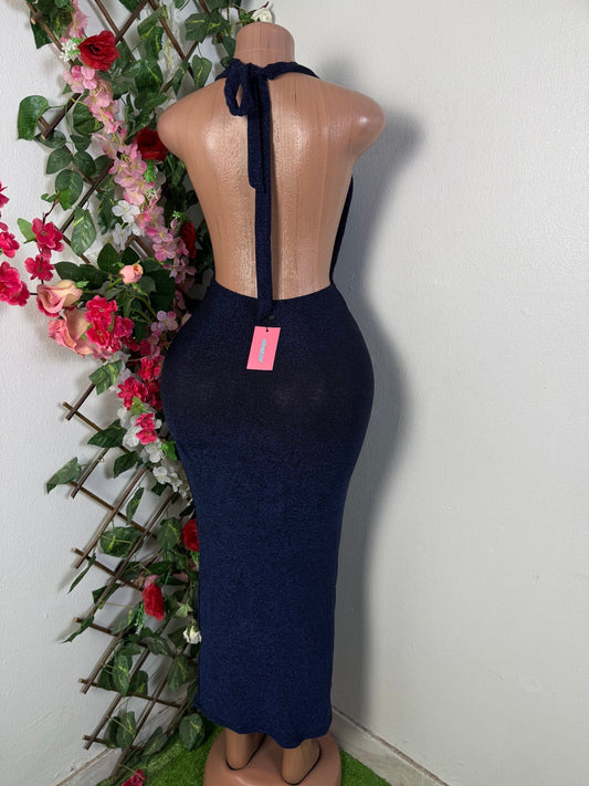 Robe soirée décolleté plongeant  - Perluna Store - kinshasa