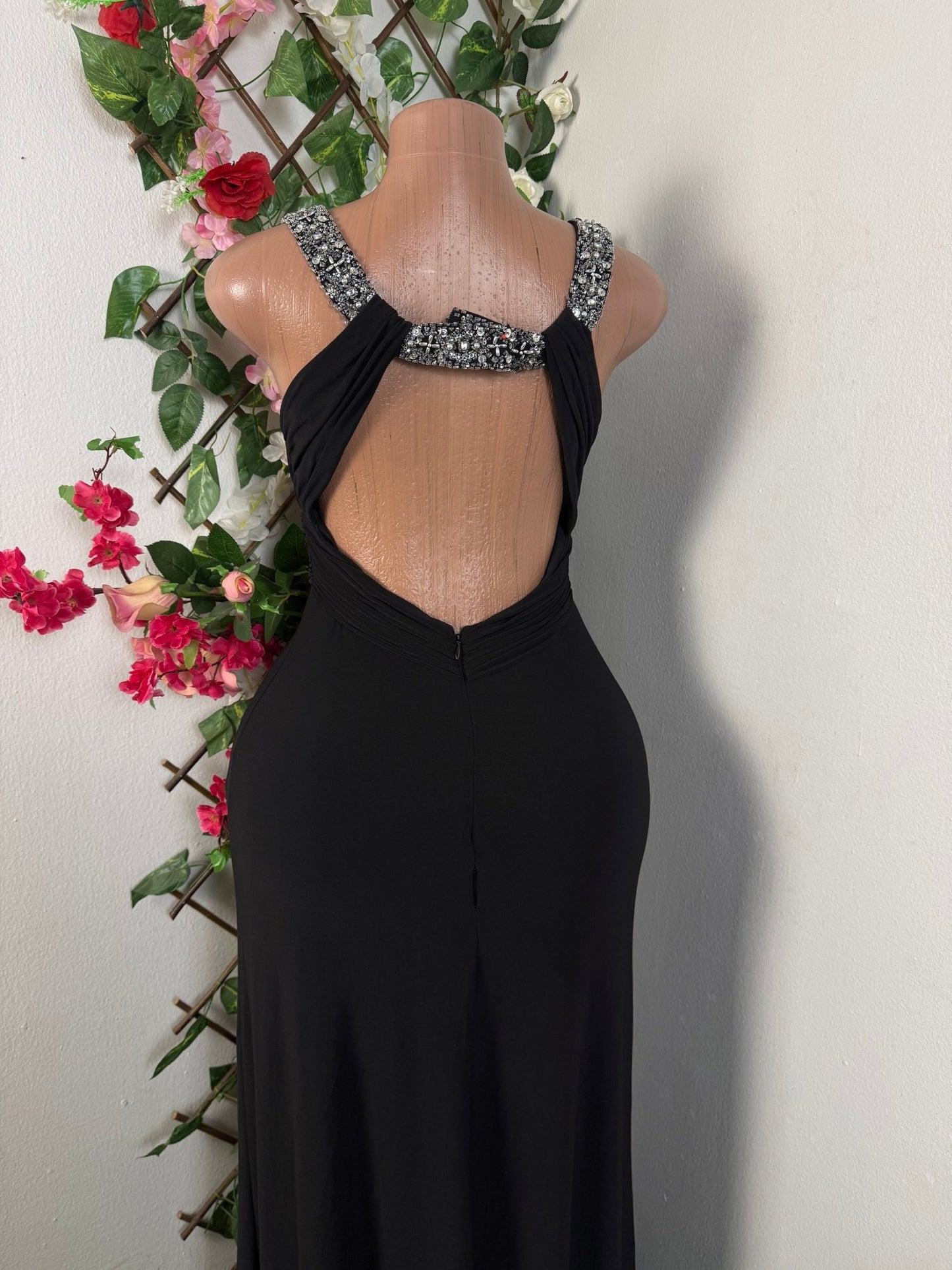 Robe soirée longue sans manches - Perluna Store - kinshasa