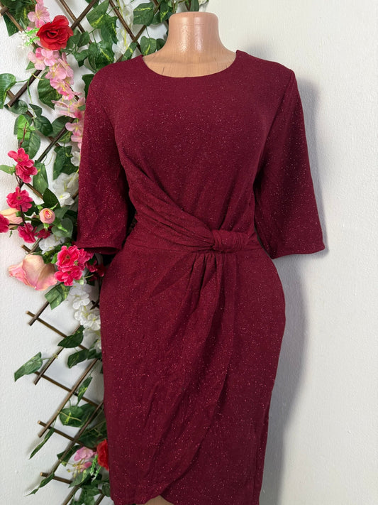 Robe soirée mi longue manche courte - Perluna Store - kinshasa