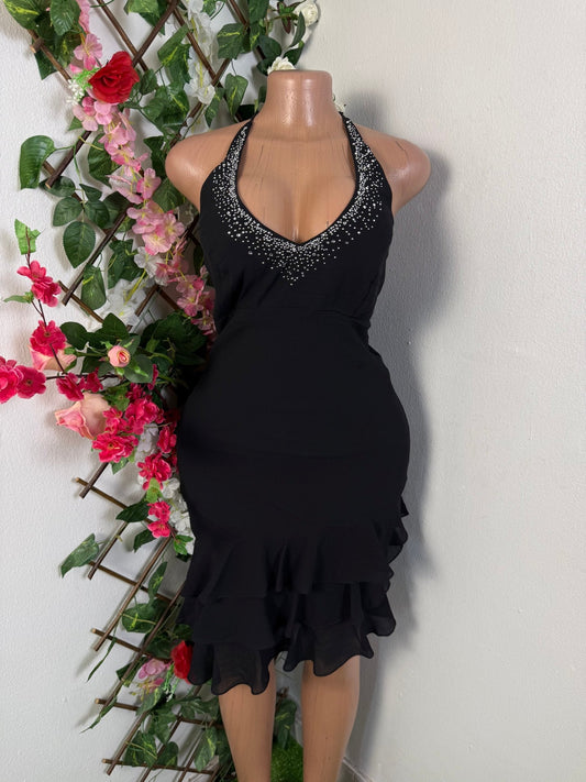 Robe soiree sans manche a fente asymétrique - Perluna Store - kinshasa