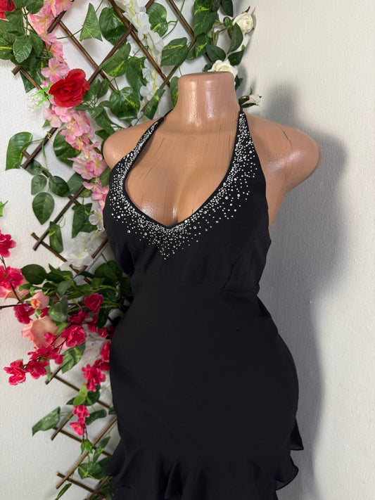 Robe soiree sans manche a fente asymétrique - Perluna Store - kinshasa
