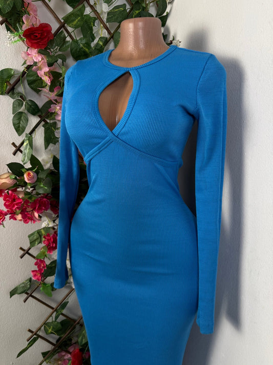 Robe trico moulante longue - Perluna Store - kinshasa