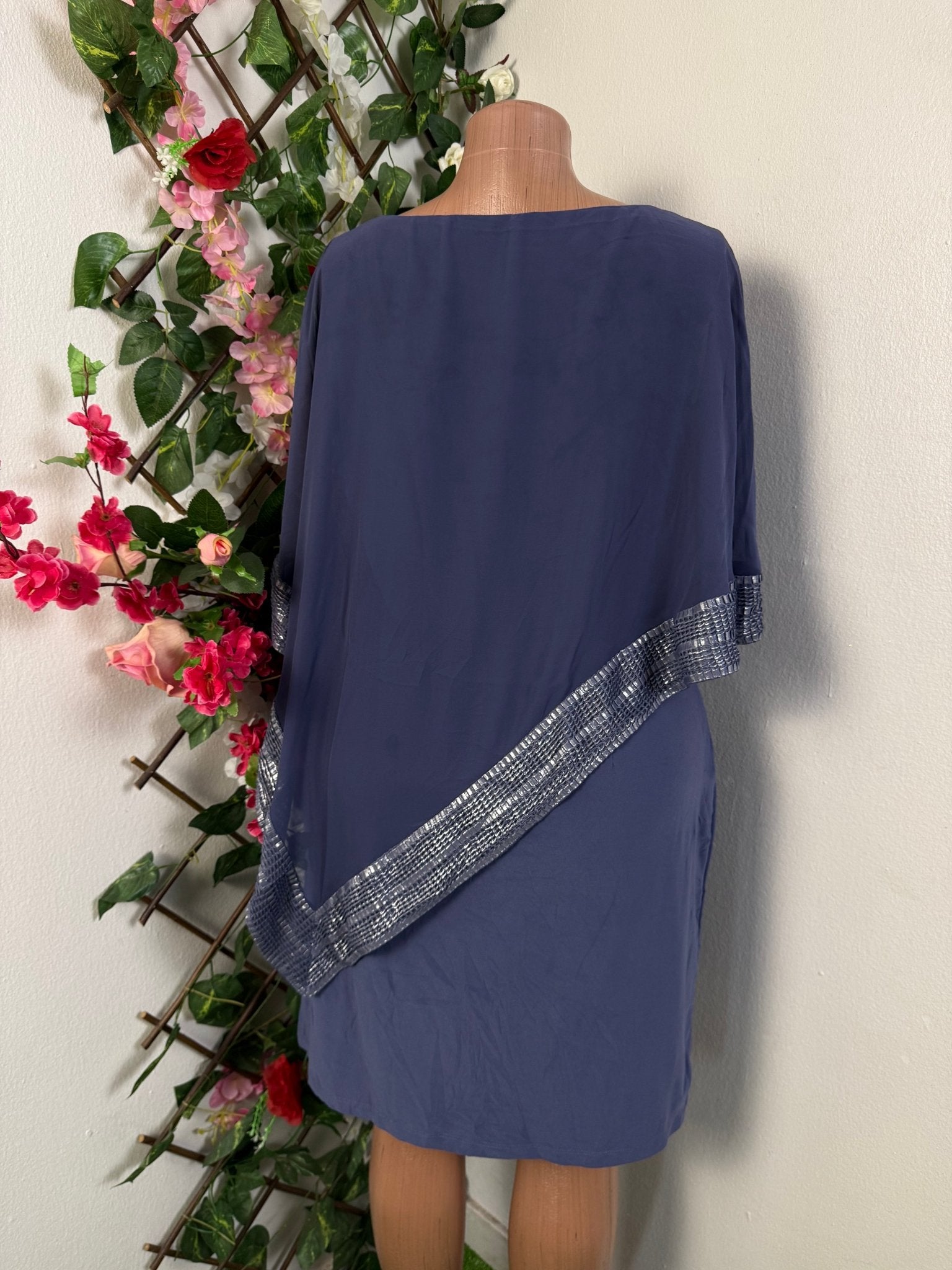 Robe tunique coupe asymétrique superposé - Perluna Store - kinshasa