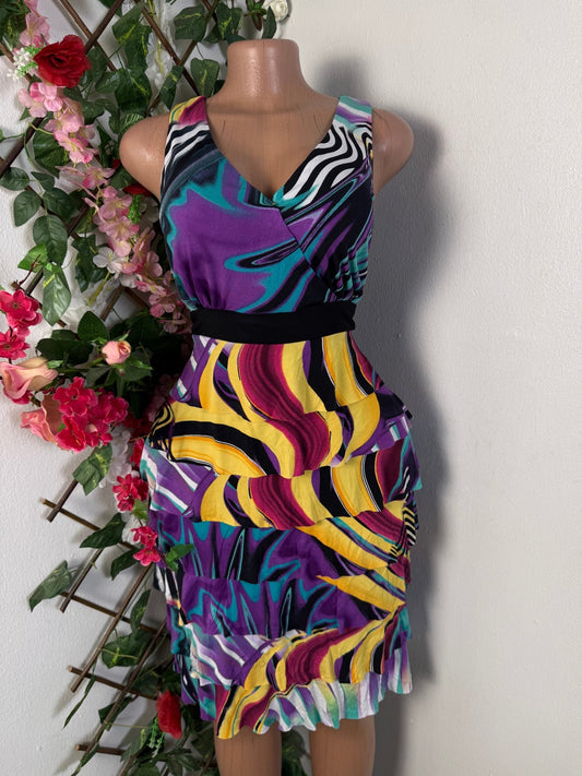 Robe volante mi longue cintrée - Perluna Store - kinshasa
