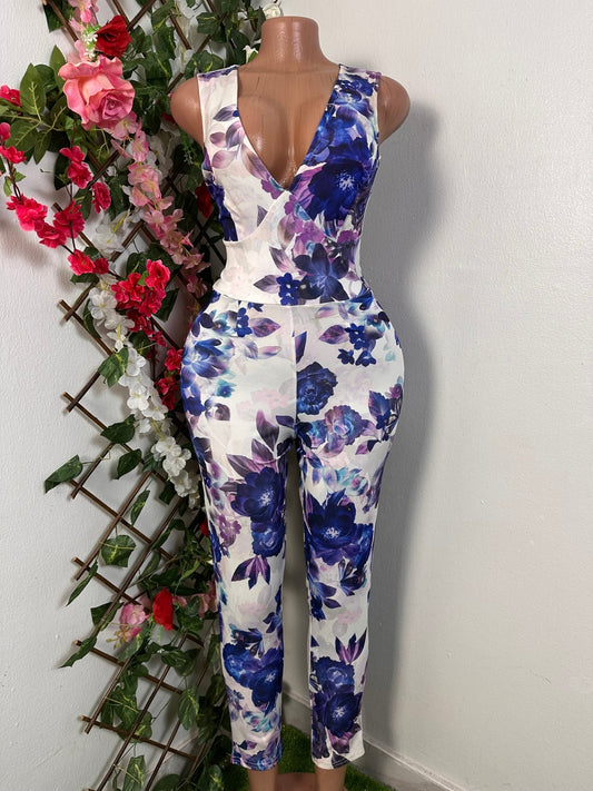 Combinaison moulante sans manche décolleté en V - Perluna Store