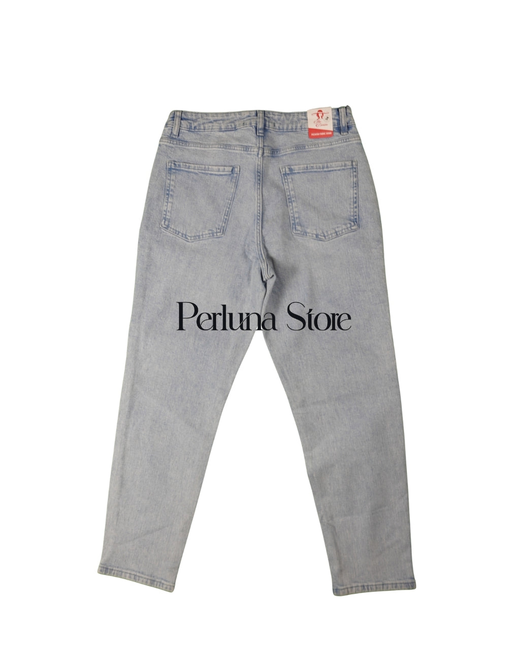 Pantalon Jeans Straight delave pour femme taille 34