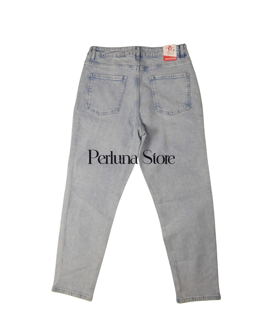 Pantalon Jeans Straight delave pour femme taille 34
