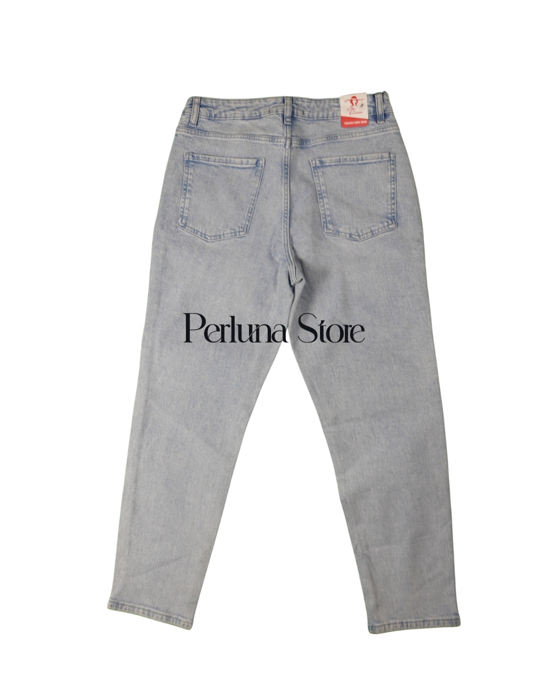 Pantalon Jeans Straight delave pour femme taille 34