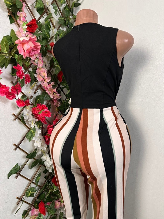 Combinaison jambe évasée sans manche - Perluna StorePerluna Store