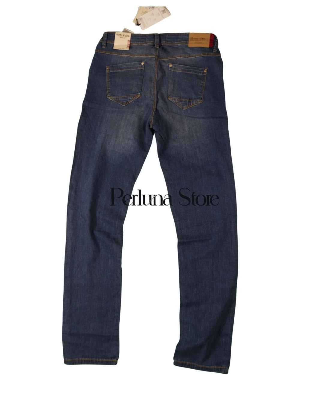 Pantalon Jeans boyfriend delavé pour femme taille 28