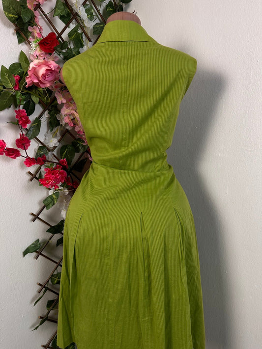 Robe longue décontracté sans manches colle croisé - Perluna Store