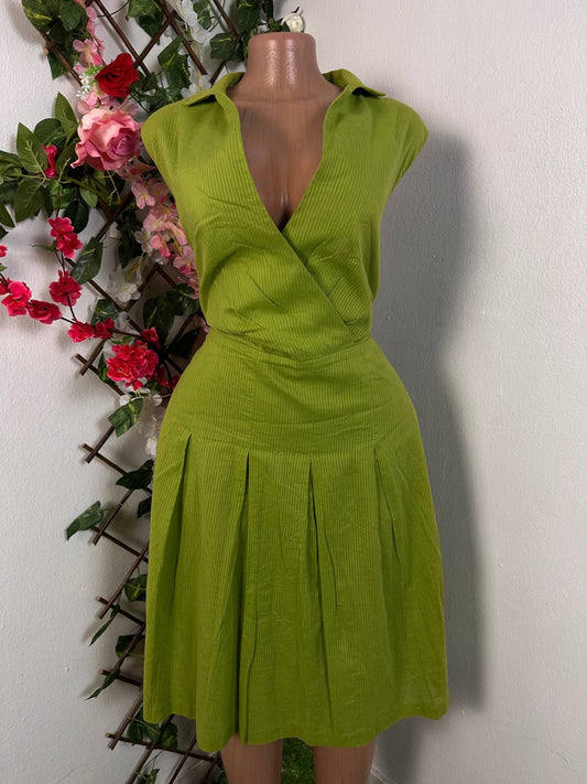 Robe longue décontracté sans manches colle croisé - Perluna Store