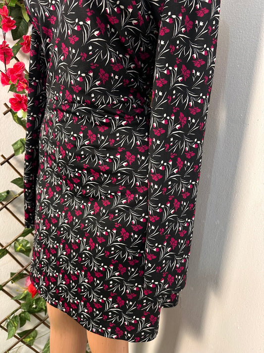 Robe élégante manche longue colle haut - Perluna Store