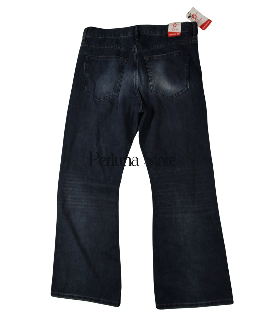 Pantalon Jeans Bootcut troues pour femme taille 36