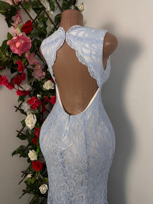 Robe moulante évasée sans manche dos nue - Perluna StorePerluna Store